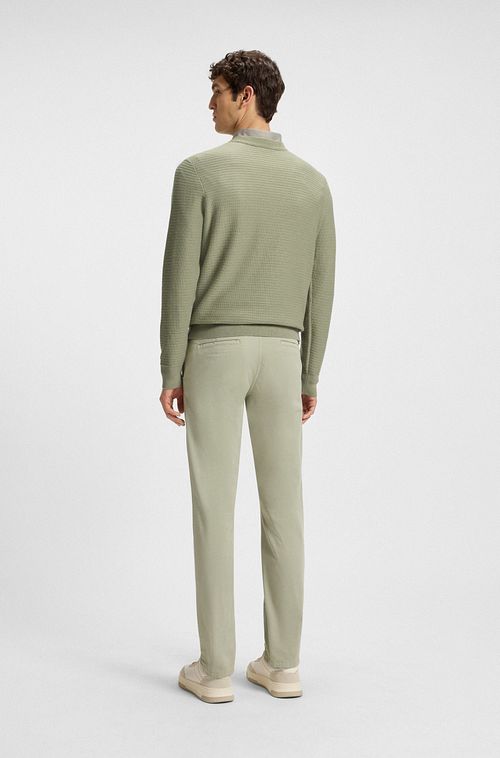 Maglione BOSS Anion verde chiaro Model / Achterkant
