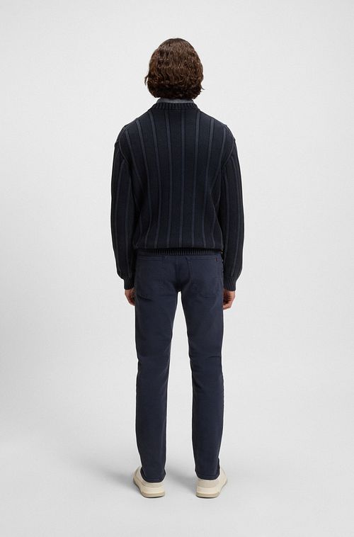 Maglione BOSS Kaktus Navy Model / Achterkant