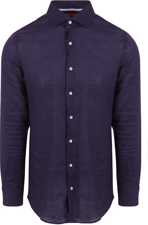 Suitable Skjorte i Navy Linned Product