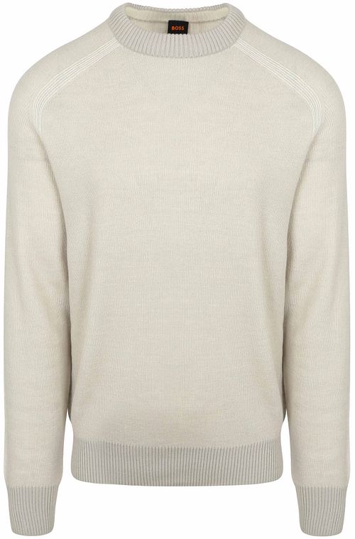 BOSS Trui Akajer Ecru Product