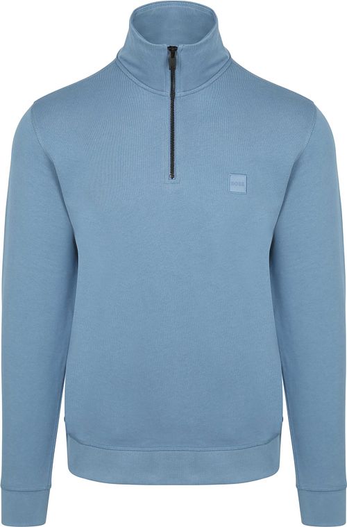 BOSS Zetrust Halvzip Tröja Blå Product