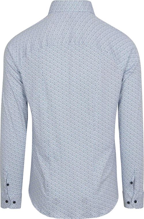 Camicia Desoto con stampa azzurra chiara Product / Achterkant