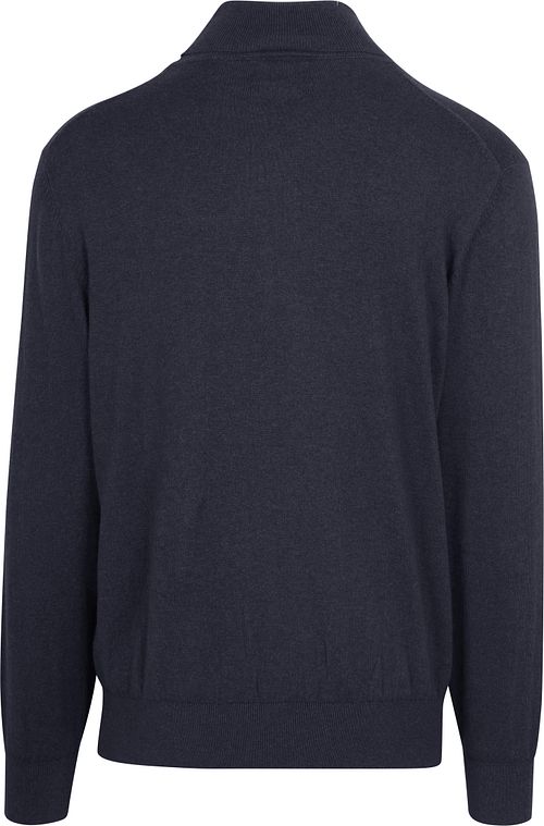 Steppin' Out Rollneck Pullover Cotton Cashmere Navy Product / Achterkant