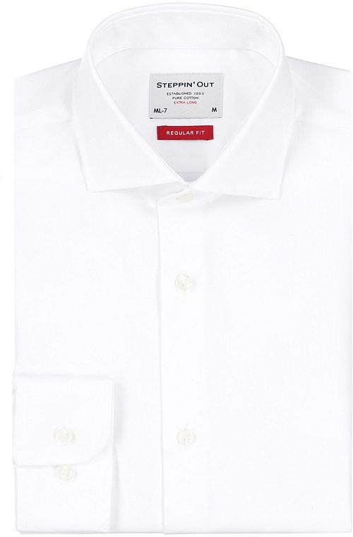 Steppin' Out Koszula twill z bardzo długim rękawem Biała Product
