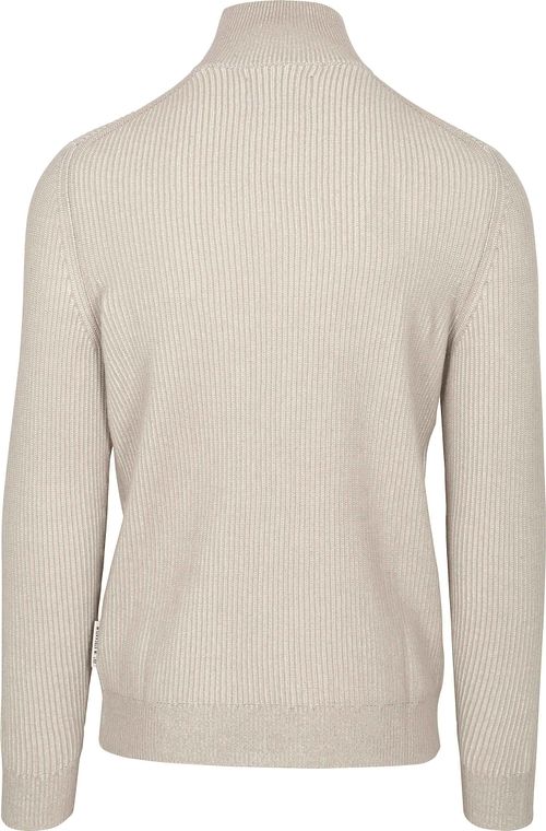 Maglione half-zip Marc O'Polo grigio Product / Achterkant