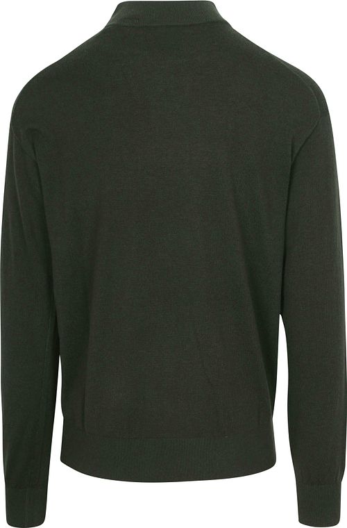 Scotch and Soda Essential Wool Blend Pullover Donkergroen Product / Detail