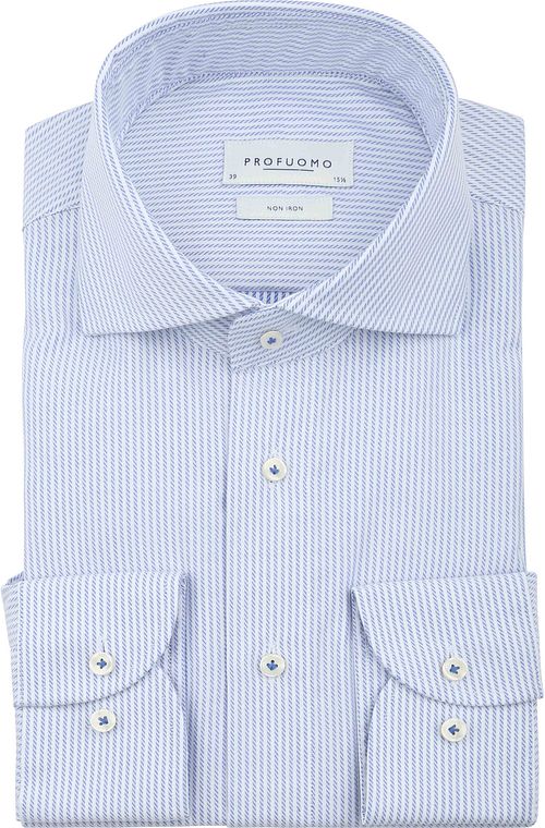 Profuomo Shirt Rayure Light Blue Product