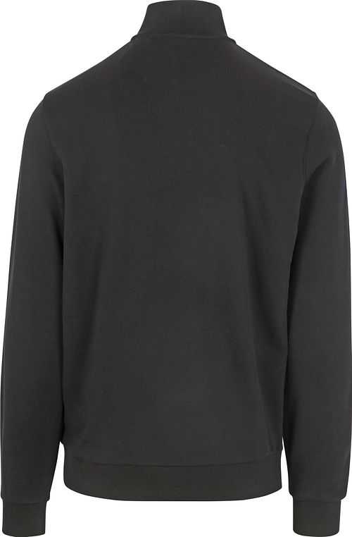 Lyle & Scott sweter z półgolfem Half Zip tonalny czarny Product / Achterkant