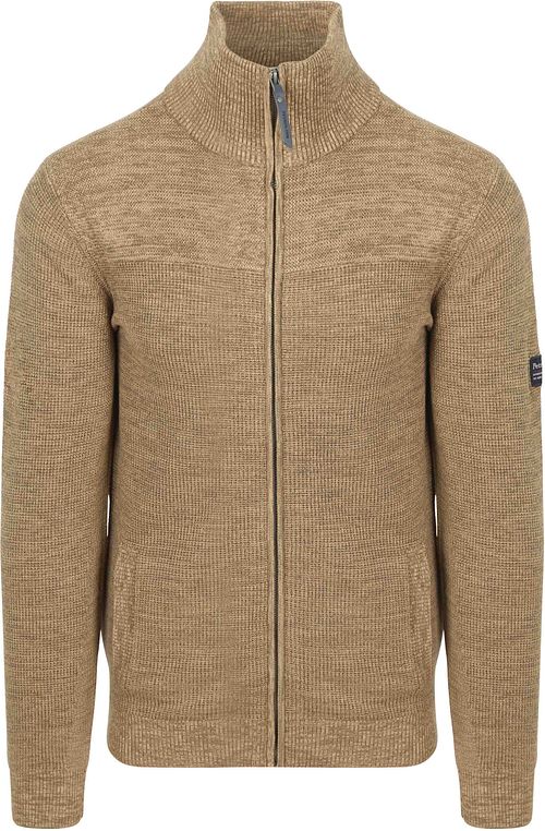 Petrol Cardigan Maywood Brown Product
