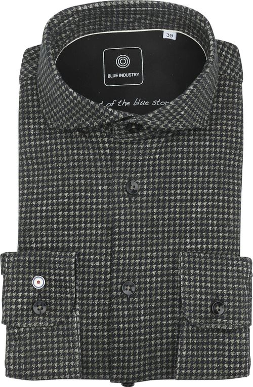 Blue Industry Slim-Fit Hemd Olive Product