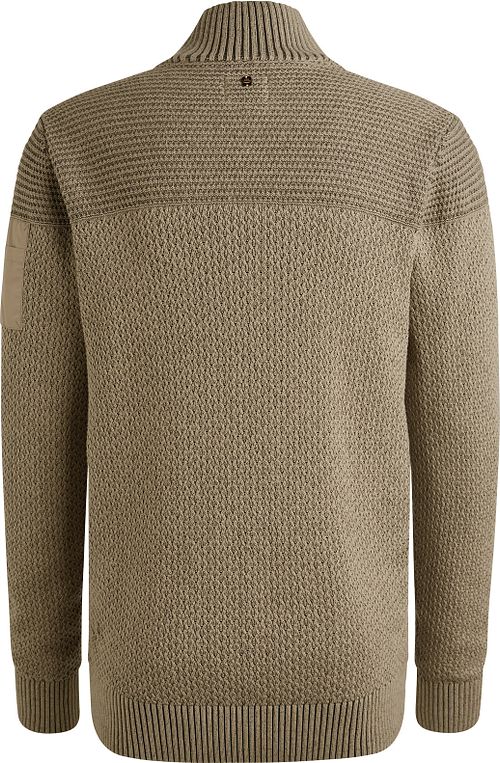 PME Legend Vest Struktur Seneca Rock Khaki Product / Achterkant