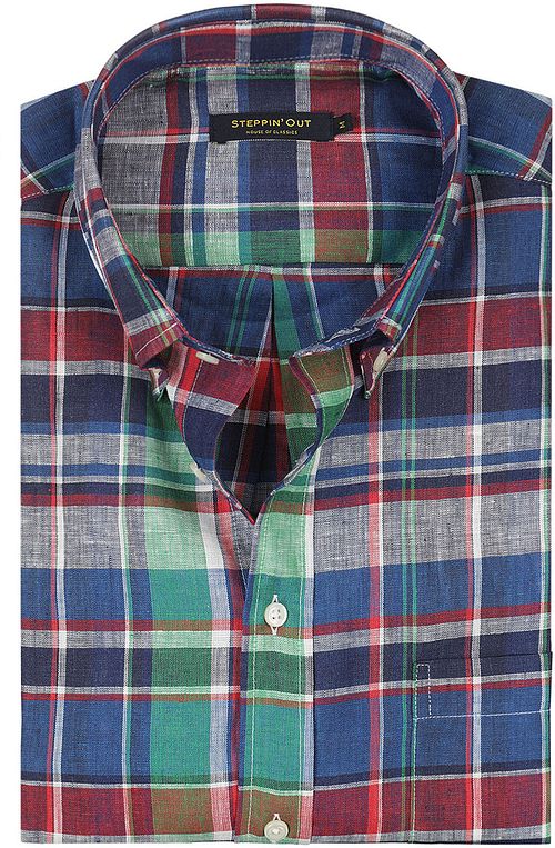Steppin' Out Hemd Linnen Ruit Multicolour Product