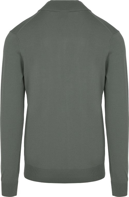 Suitable Race Pull Demi-Zip Vert Product / Achterkant