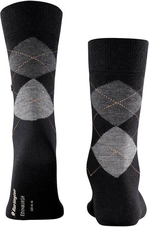 Burlington Laine Edinburgh Noir 3000 Product / Achterkant