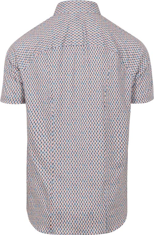Desoto Short Sleeve Jersey Overhemd Grapefruit Multicolor Product / Achterkant