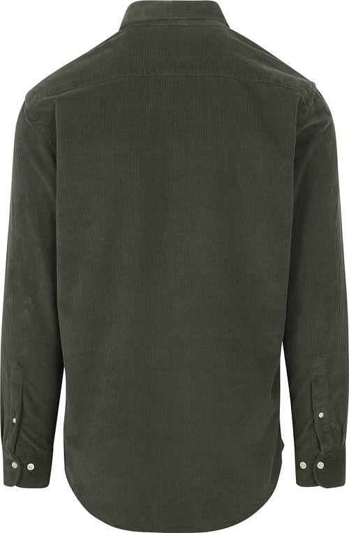 McGregor Overhemd Corduroy Olijfgroen Product / Achterkant