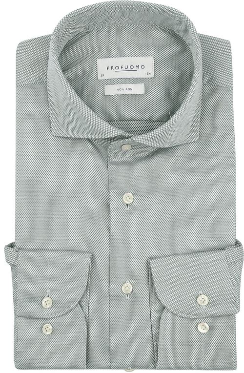 Profuomo Basketweave Hemd Grün Product