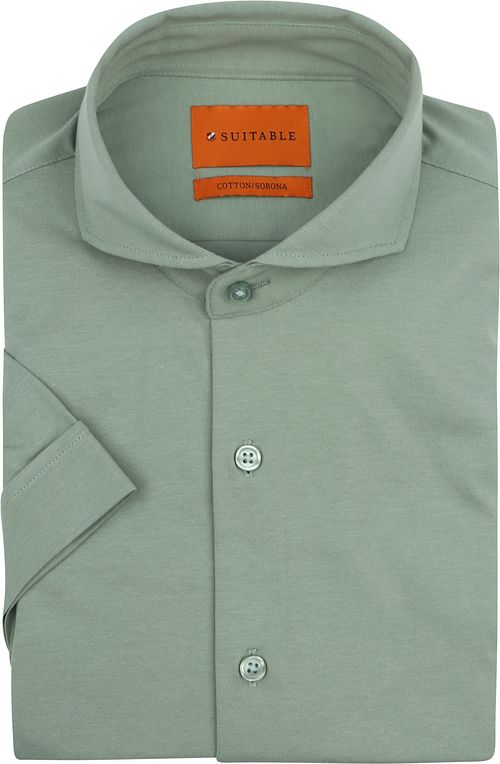 Suitable Shortsleeve Sorona Hemd Grün