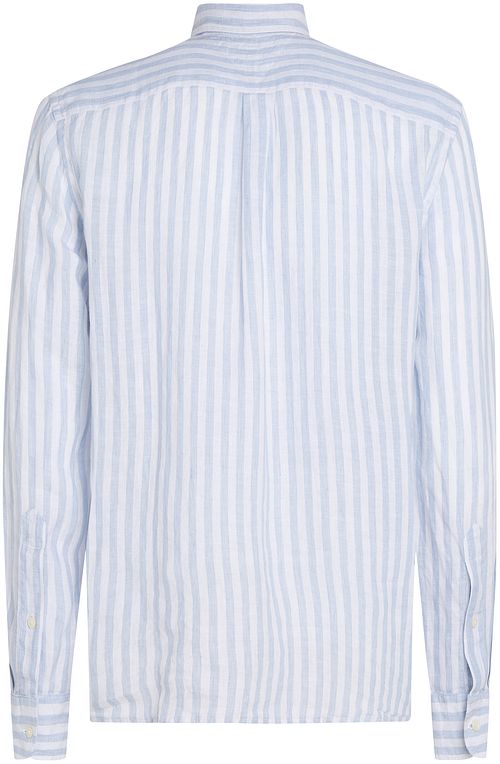 Tommy Hilfiger Skjorte i Lys Blåt Linned Product / Achterkant