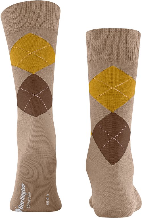 Burlington Edinburgh Calcetines Beige Product / Achterkant