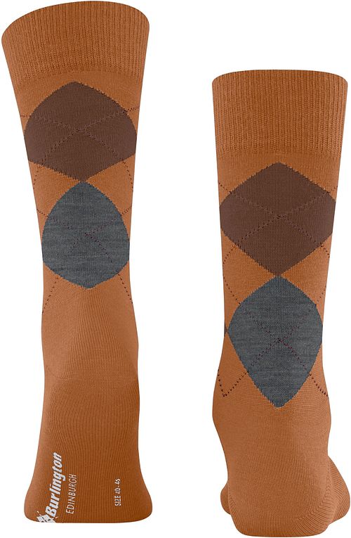 Burlington Ulstret Herre Edinburgh Orange 5582 Product / Achterkant