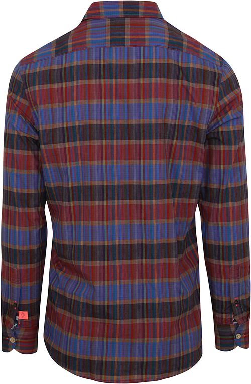 Koszula w kratę Scotch and Soda Multicolour Product / Achterkant