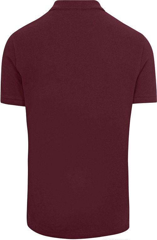 King Essentials The Rene Poloshirt Burgundy Product / Achterkant