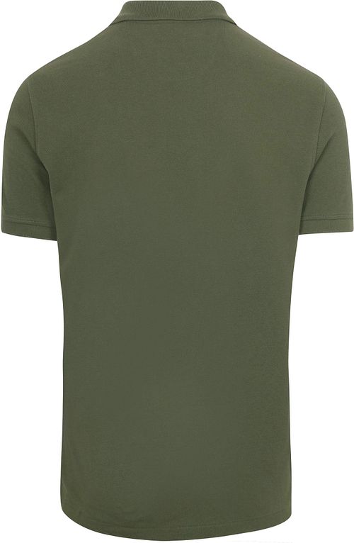 King Essentials The Rene Poloshirt Olivgrün Product / Achterkant