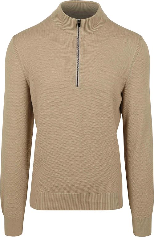 BOSS Pull Ebrando-P Demi-Zip Bleu Clair Product