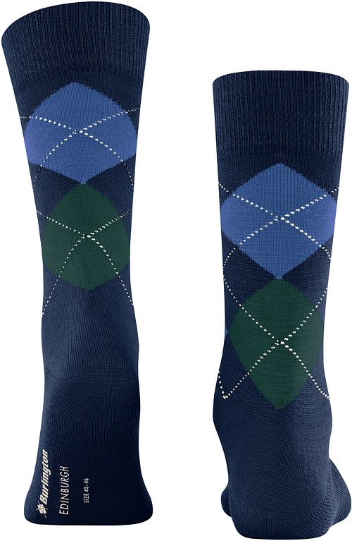 Burlington Wolle Edinburgh Blau 6879 Product / Achterkant