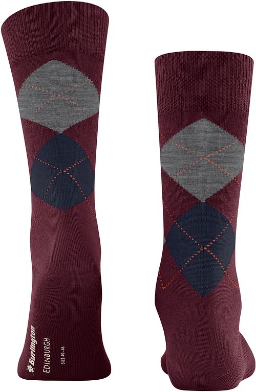 Burlington Wool Edinburgh Red 8435 Model / Achterkant
