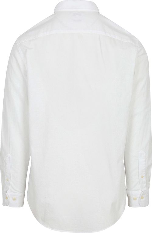 McGregor Hemd Cotton Linen Wit Product / Achterkant