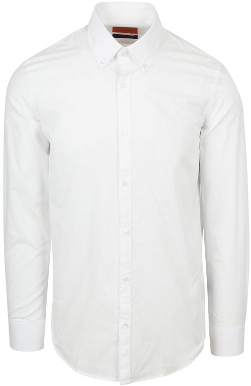 Suitable Overhemd Cotton Slub Wit Product