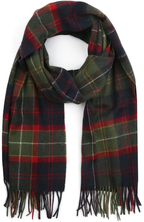 Barbour Sjal Patchwork Tartan Rød Product