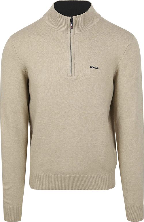 Maglione NZA Half Zip Christopher mélange sabbia Product