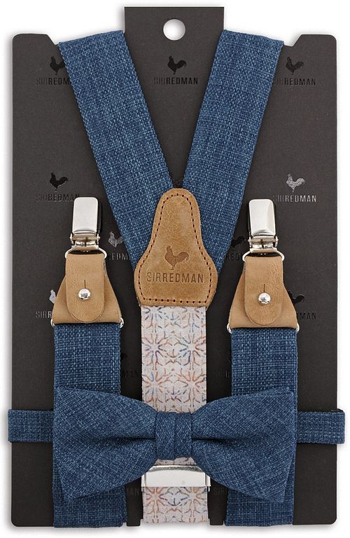 Sir Redman Hosenträger Combi Pack Indigo Verpakking