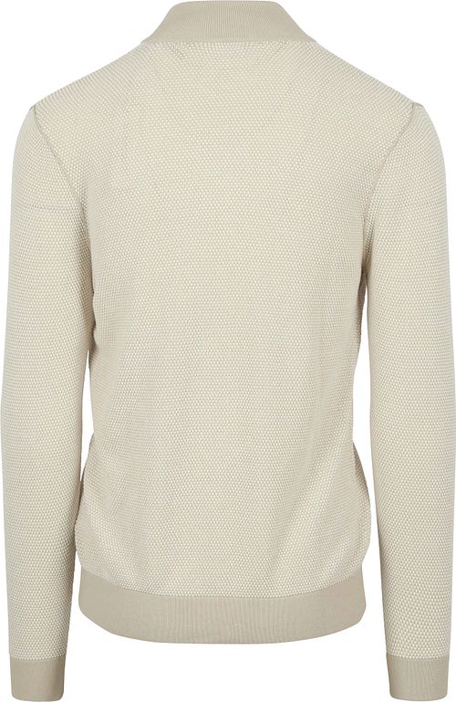 Blue Industry Cardigan Structure Ecru Product / Achterkant