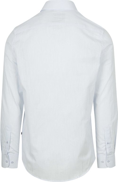 Camisa Suitable Cotton Slub azul claro Product / Achterkant