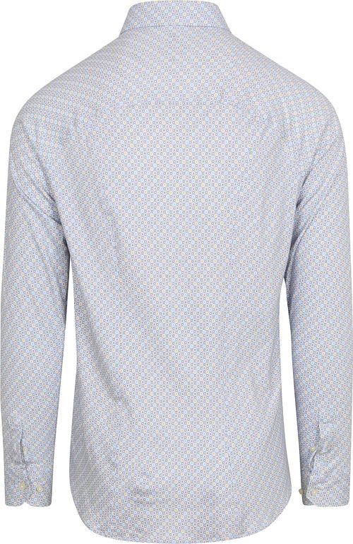Camicia Desoto con stampa azzurro chiaro Product / Achterkant