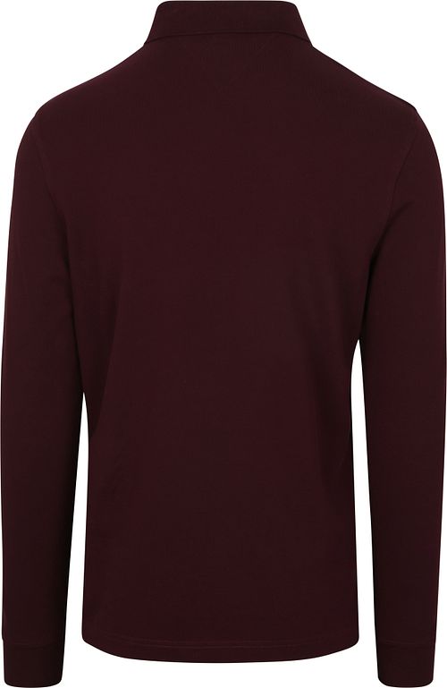 Tommy Hilfiger Longsleeve Polo Shirt Burgundy