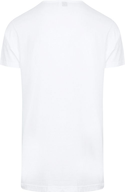 Alan Red Derby Ekstra Lange T-shirts Hvid (2Pack) Product / Achterkant