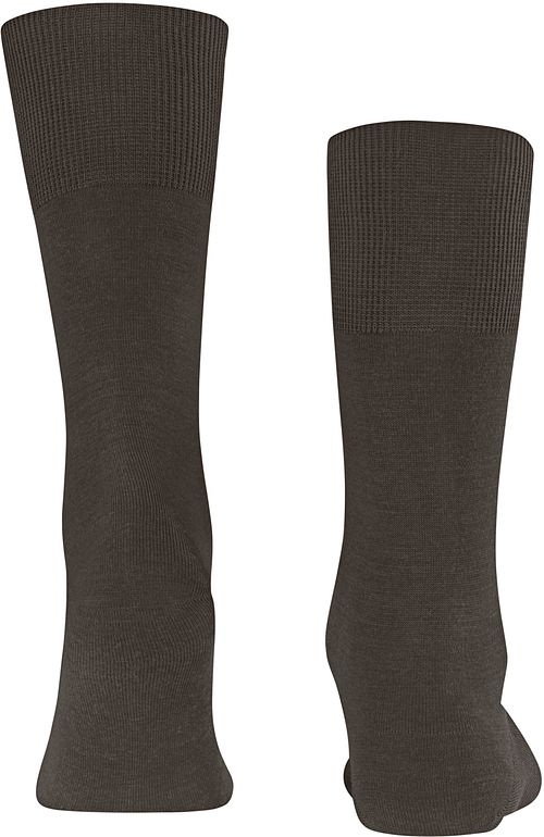 Falke Chaussette Airport Marron Foncé Melange Product / Achterkant