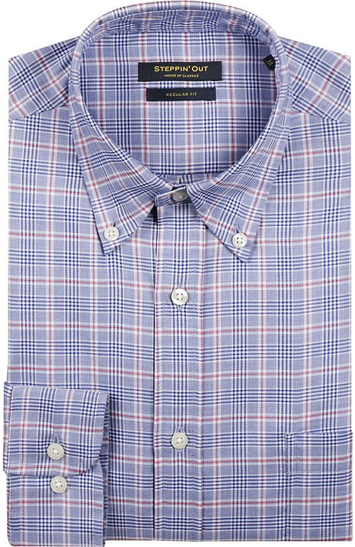 Steppin' Out Hemd Karos Blau Rot Product