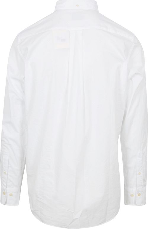 Gant Casual Overhemd Poplin Wit Product / Achterkant