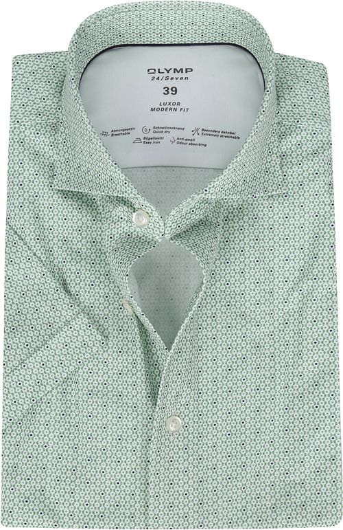 OLYMP Luxor MF Overhemd Print Groen Product