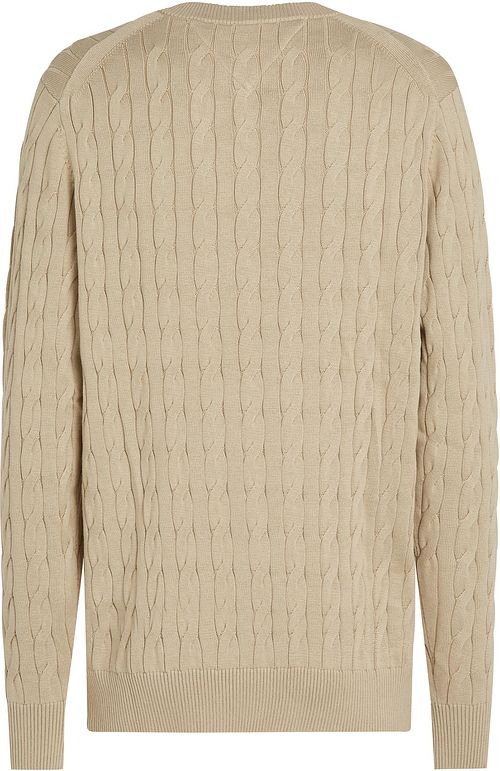 Pullover Tommy Hilfiger a trecce beige Product / Achterkant