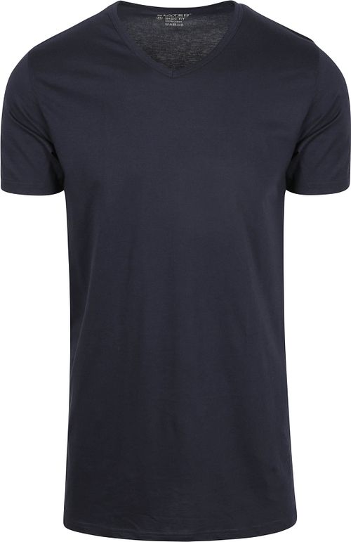 Slater 2-pakke T-skjorte Basic Extra Lang V-hals Marineblå Product