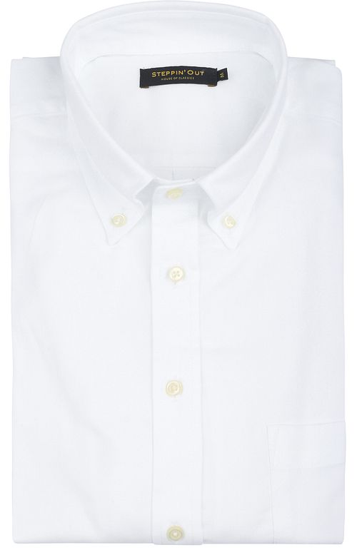 Steppin' Out Skjorte i Twill Hvit Product