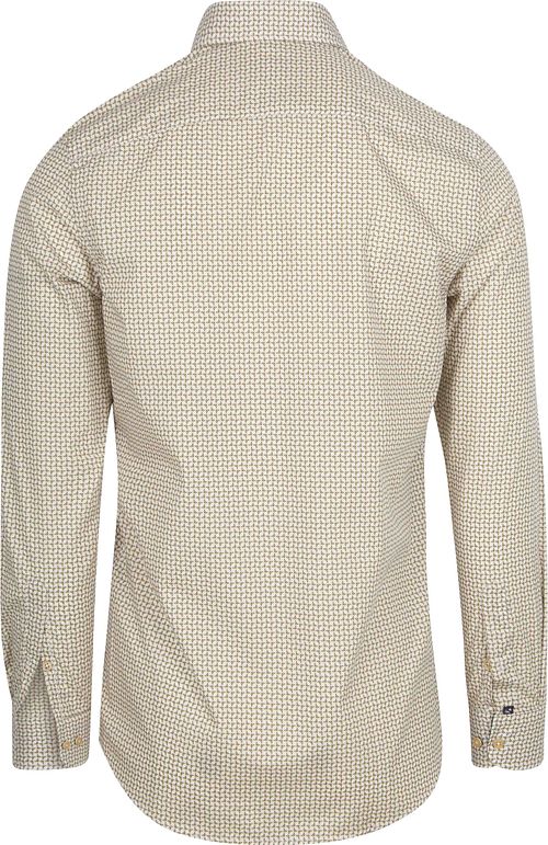 Suitable Hemd Print Beige Product / Achterkant