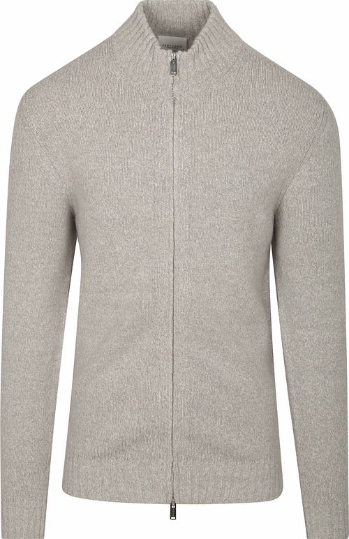 Profuomo Vest Boiled Wol Grijs Product